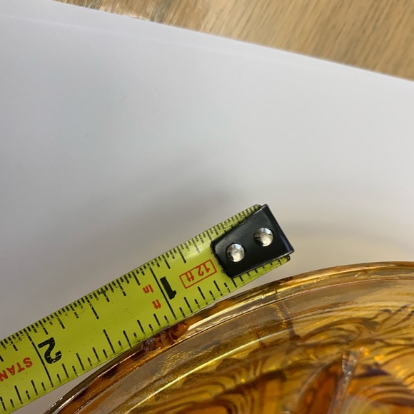 Pretty Carnival Glass Divided dish, small issues - Picture 8 of 9